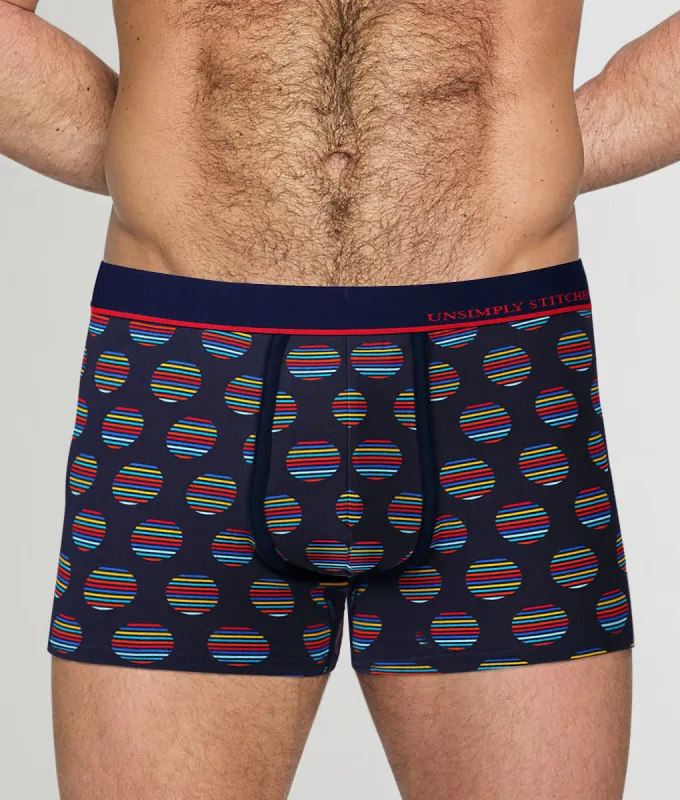 Unsimply Stitched Sailor Stripe Polka Dot Trunk sold by Underwear Expert