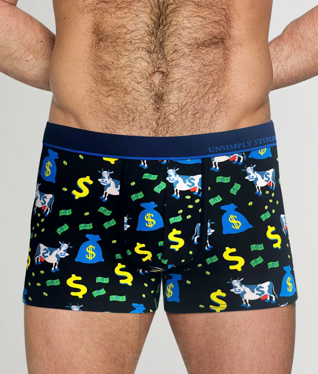 Unsimply Stitched Cash Cow Trunk sold by Underwear Expert