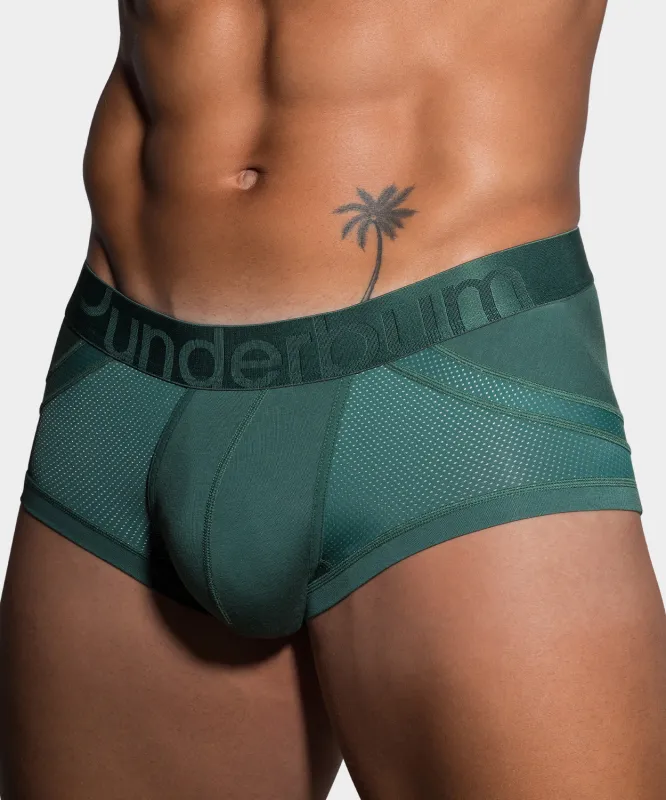 Rounderbum Hero Green Anatomic Mini Trunk sold by Underwear Expert
