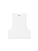 Bike Athletic Crop Pride Tank White sold by Underwear Expert