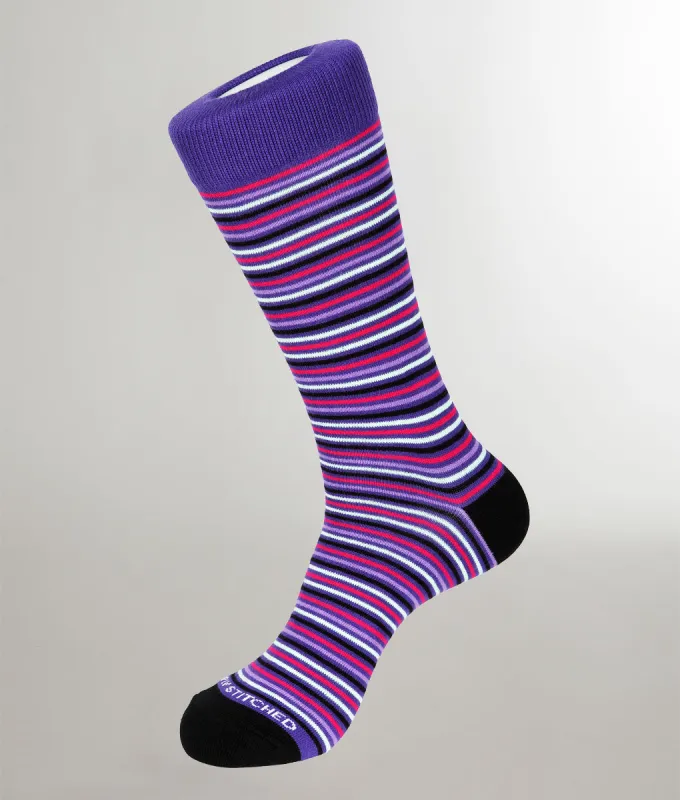Unsimply Stitched Mini Stripe Sock sold by Underwear Expert