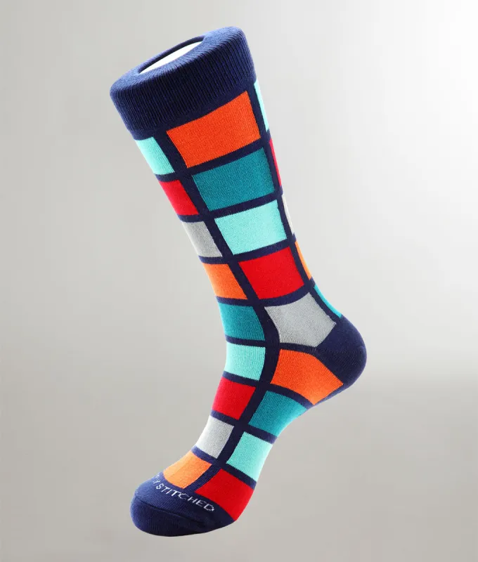Unsimply Stitched Window Pane Sock sold by Underwear Expert