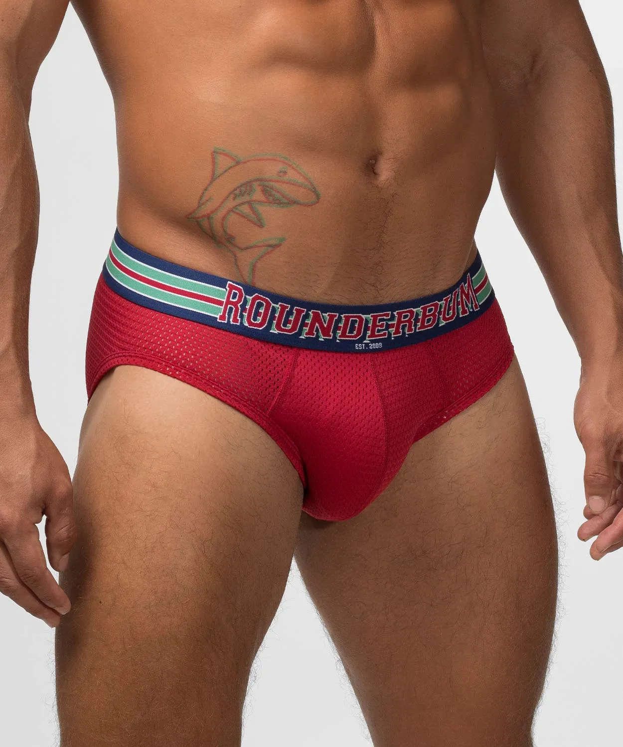 Rounderbum Varsity Package Brief sold by Underwear Expert