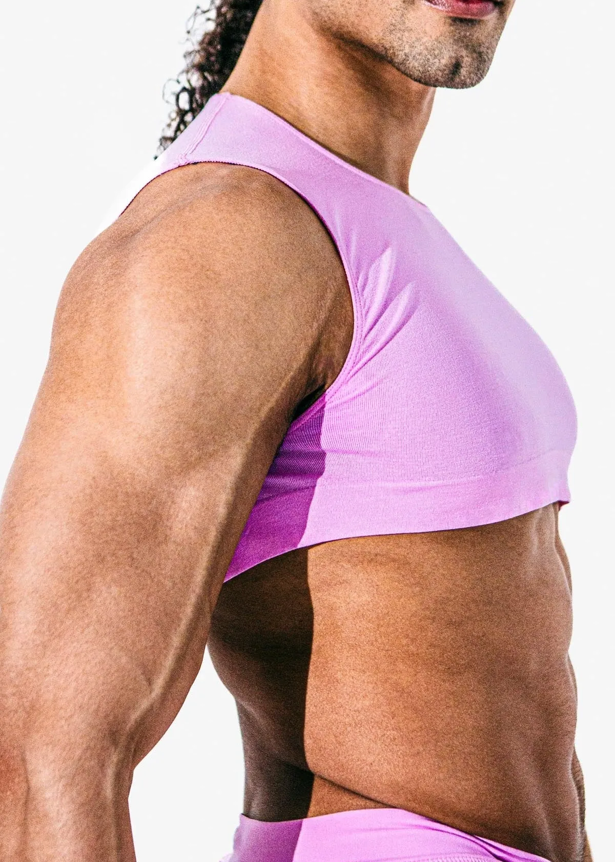 Virtue Mini Crop Top Pink sold by Underwear Expert product image thumbnail 2