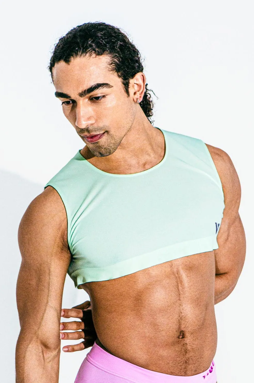 Virtue Mini Crop Top Mint sold by Underwear Expert