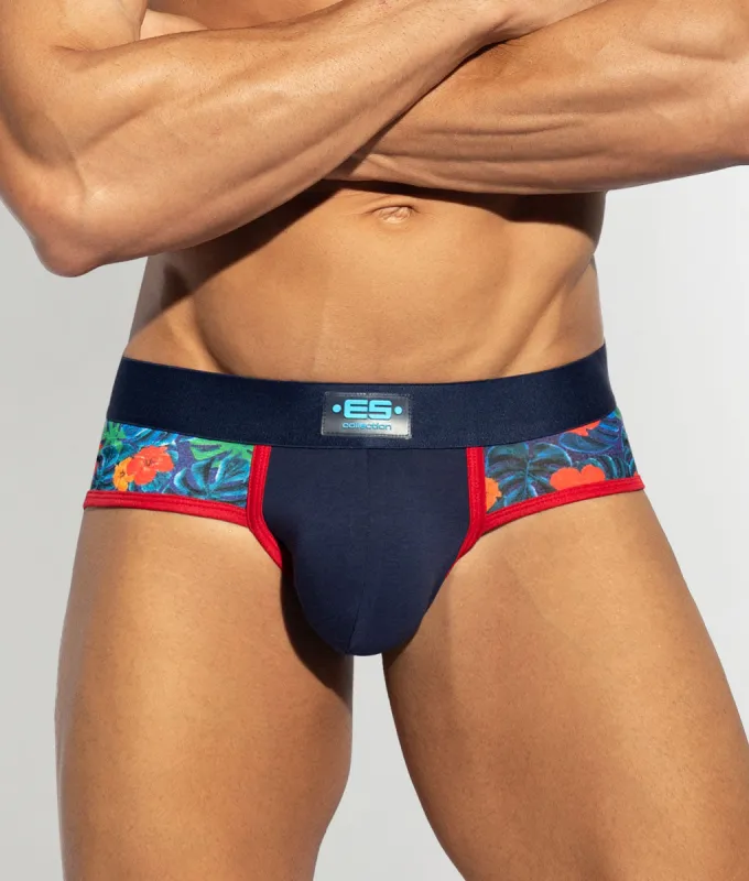 ES Collection Flowers Brief sold by Underwear Expert