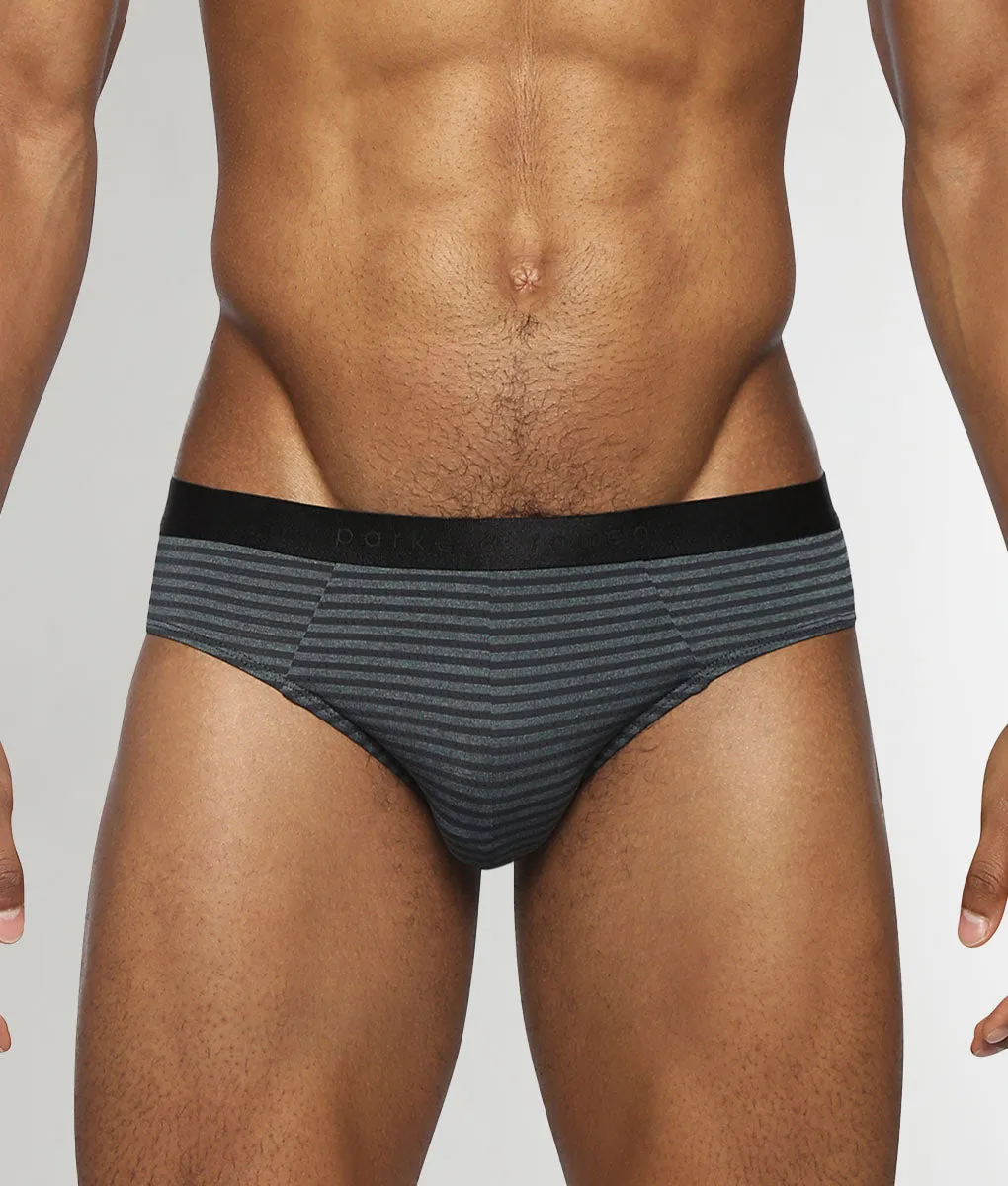 Parke & Ronen Vault Stripe Low-Rise Brief sold by Underwear Expert