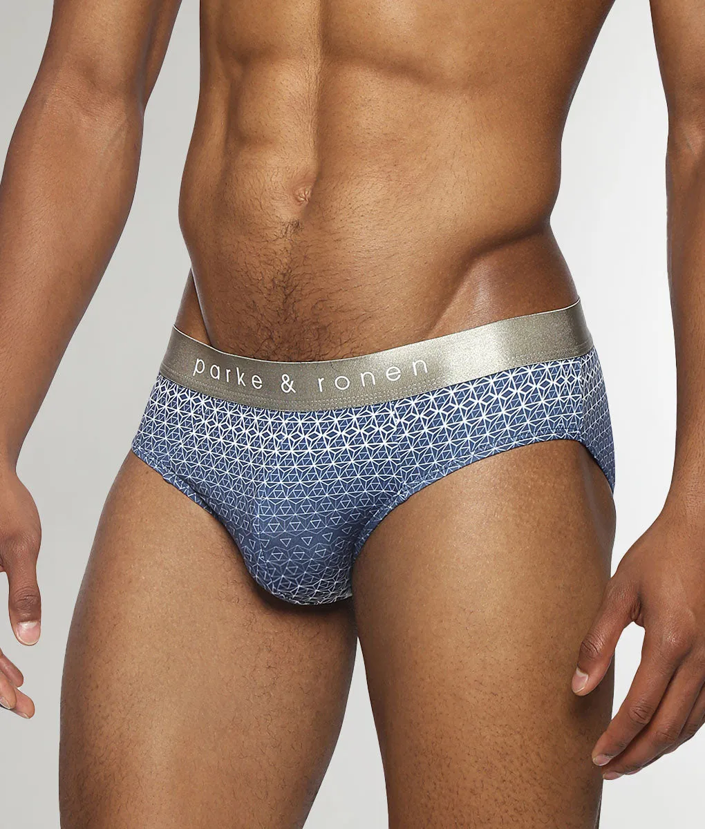 Parke & Ronen Horizon Printed Low Rise Brief sold by Underwear Expert product image thumbnail 3