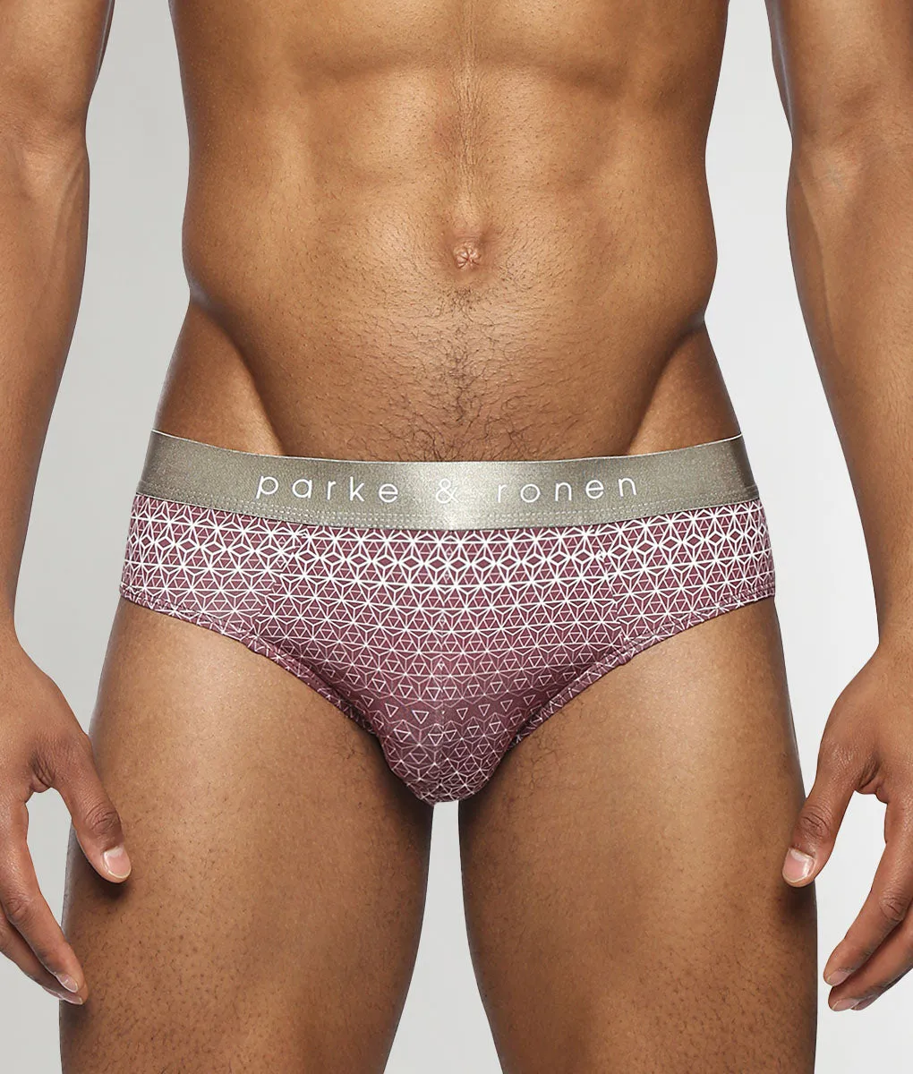 Parke & Ronen Horizon Printed Low Rise Brief sold by Underwear Expert product image thumbnail 4
