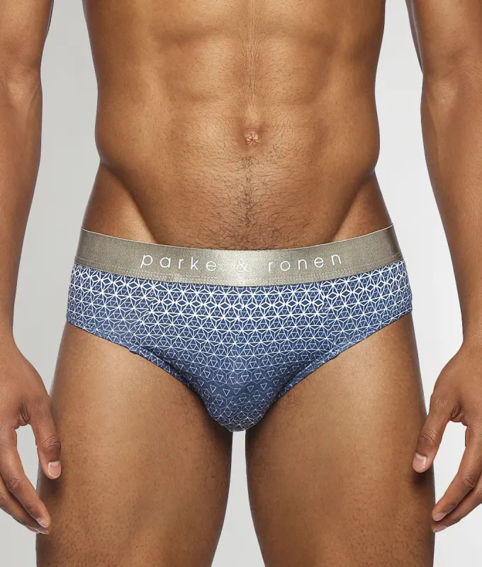Parke & Ronen Horizon Printed Low Rise Brief made by Parke & Ronen