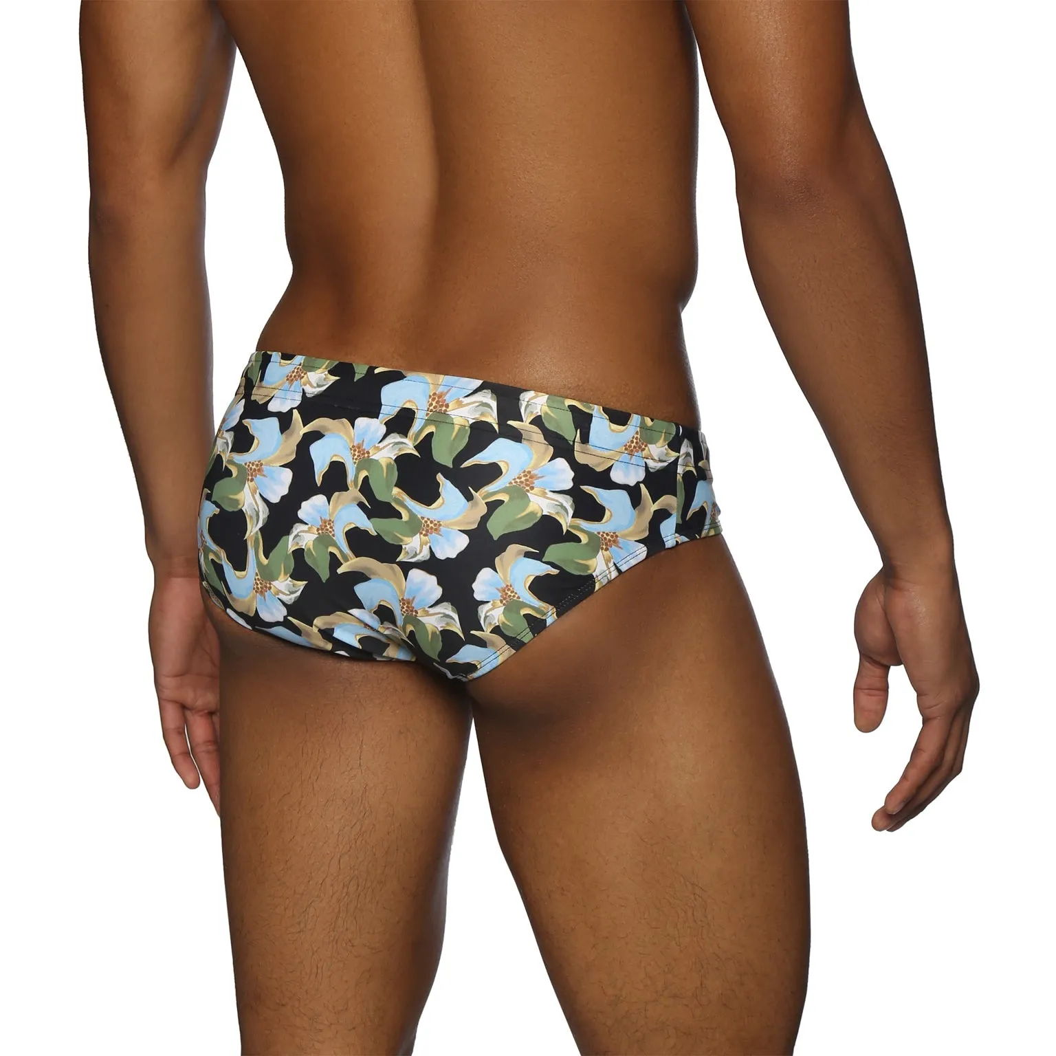 Parke & Ronen New Spring '25 Tiger Lily Black Printed Meridian Bikini Brief sold by Underwear Expert product image thumbnail 3