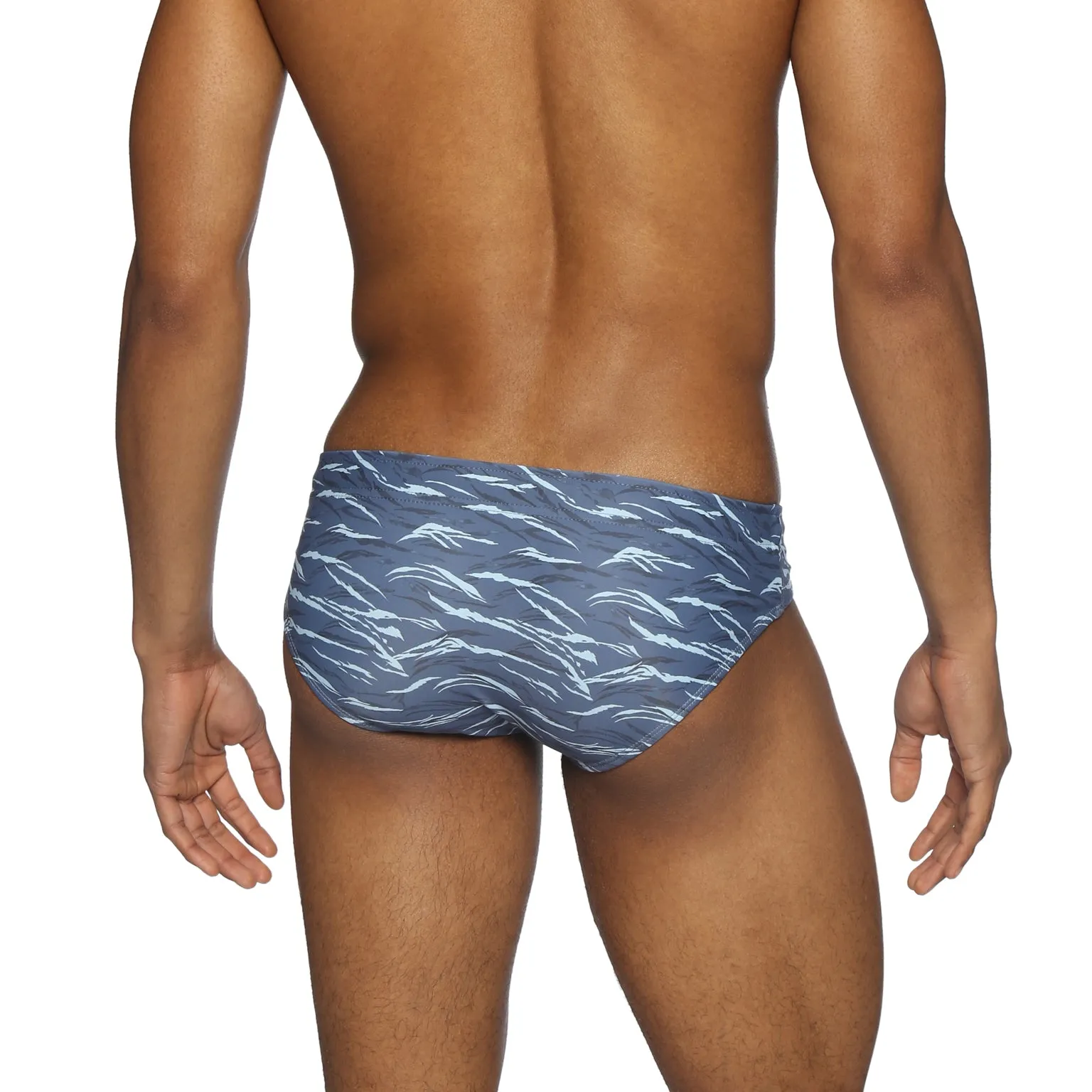 Parke & Ronen Blue Waves Printed Meridian Bikini Brief sold by Underwear Expert product image thumbnail 2