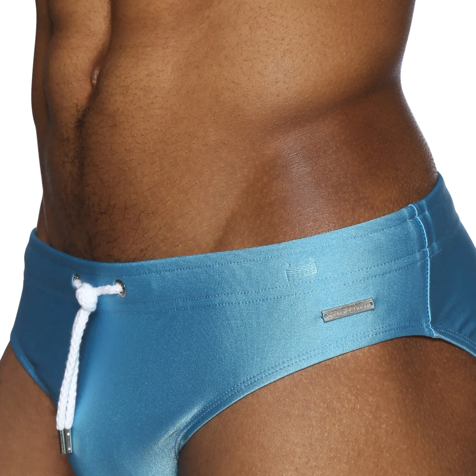 Parke & Ronen Opal Blue Metallic Meridian Bikini Brief sold by Underwear Expert product image thumbnail 4