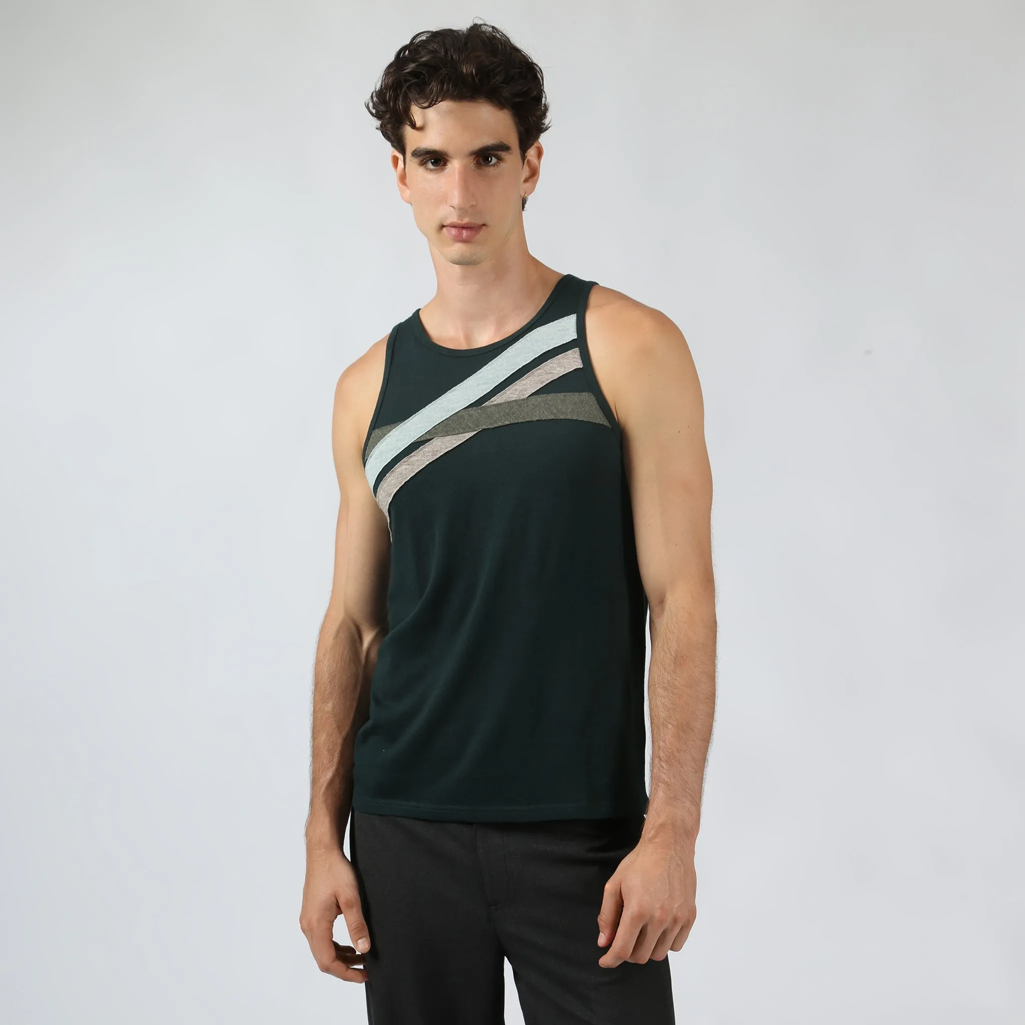Parke & Ronen Forest Echelon Tank sold by Underwear Expert