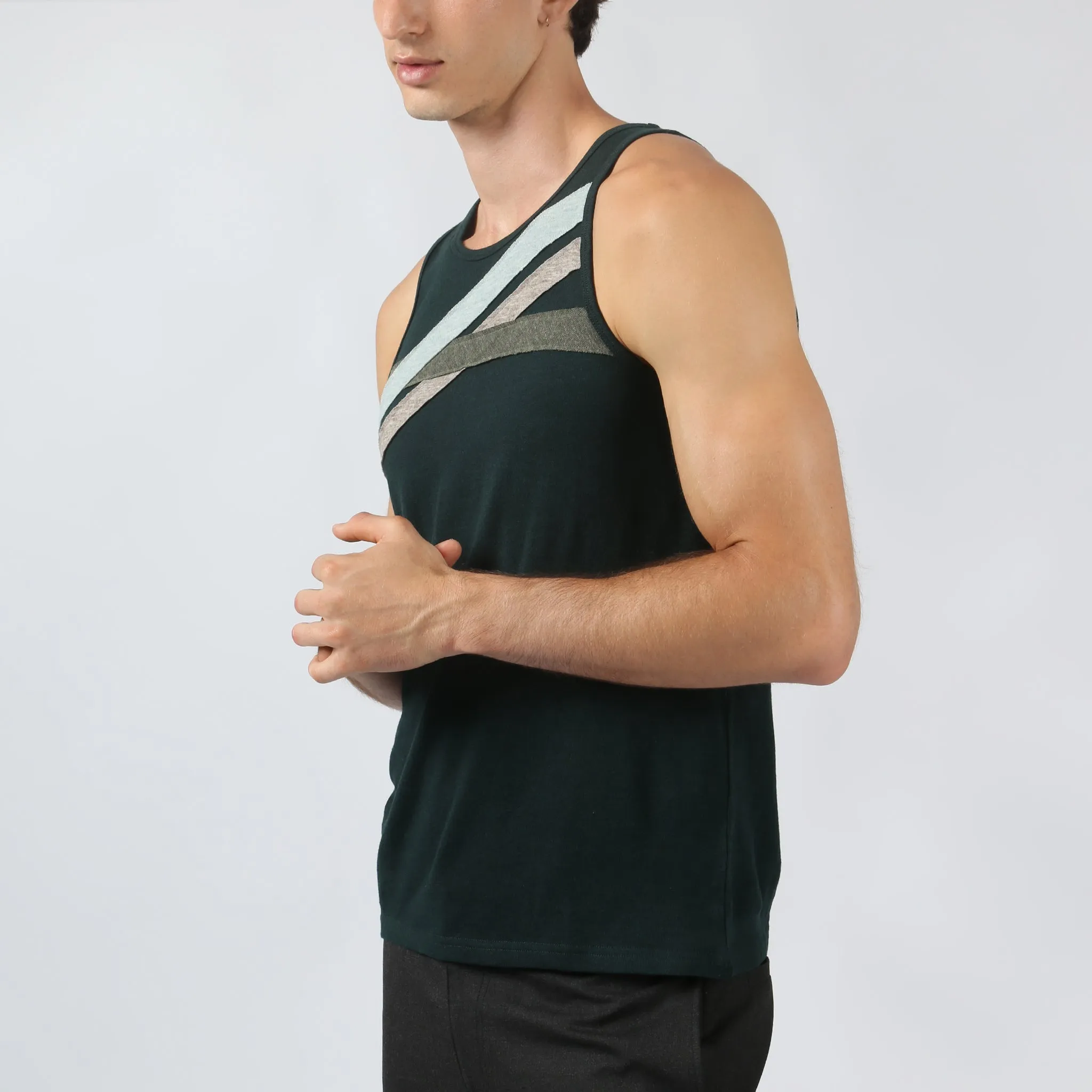 Parke & Ronen Forest Echelon Tank sold by Underwear Expert product image thumbnail 3