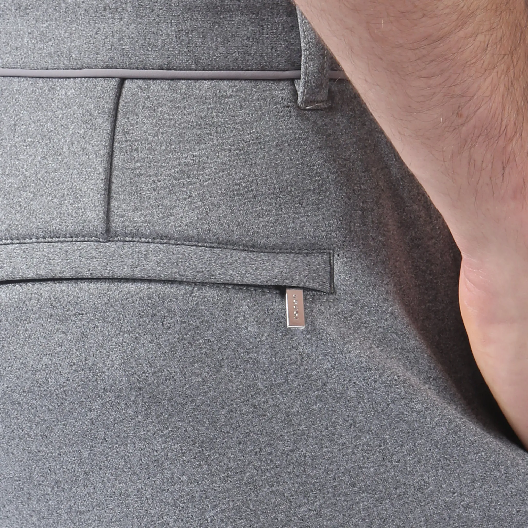 Parke & Ronen Actionwear Heather Grey Action Flex Holler Short sold by Underwear Expert product image thumbnail 5