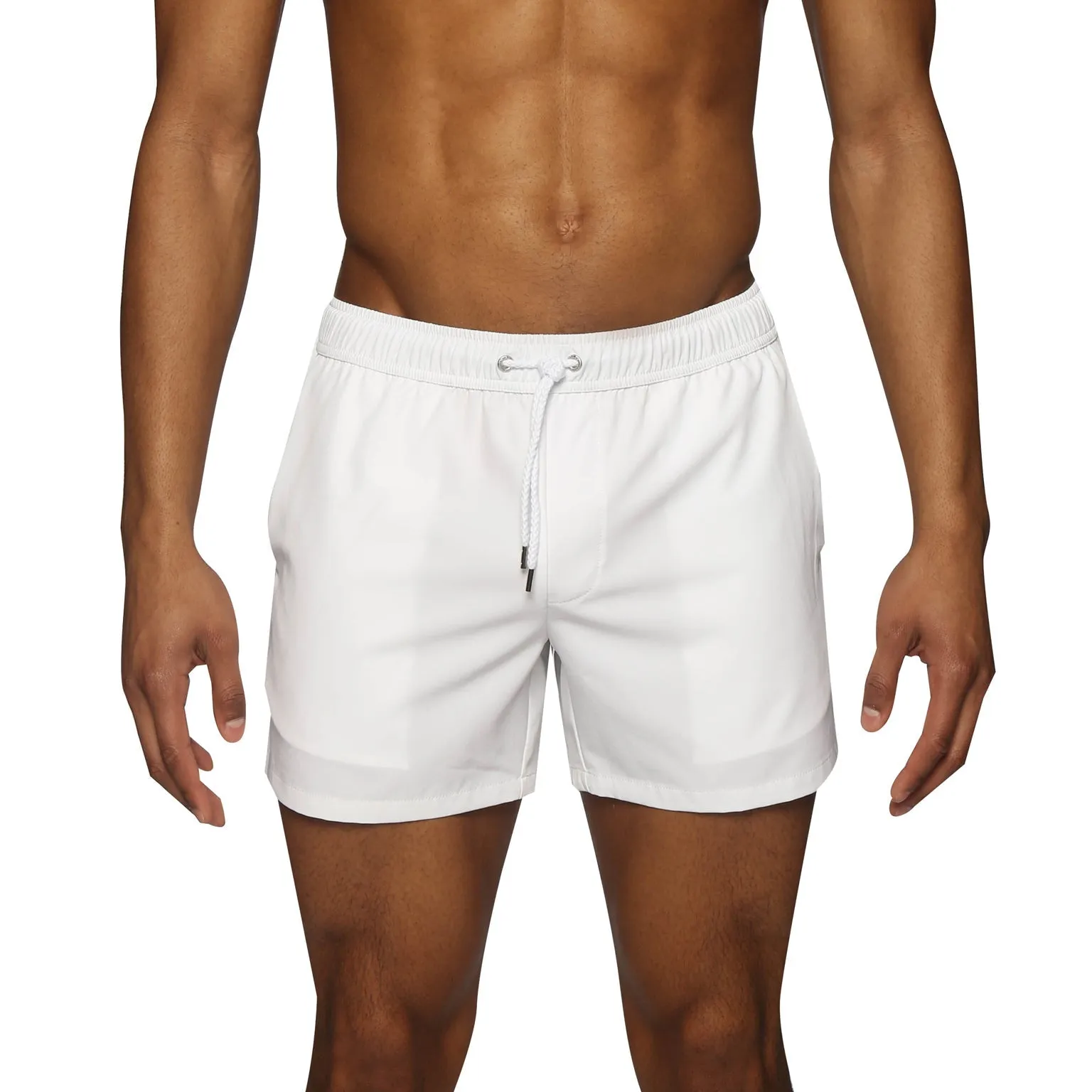 Parke & Ronen Actionwear Polar White Knockout Boxer Short sold by Underwear Expert
