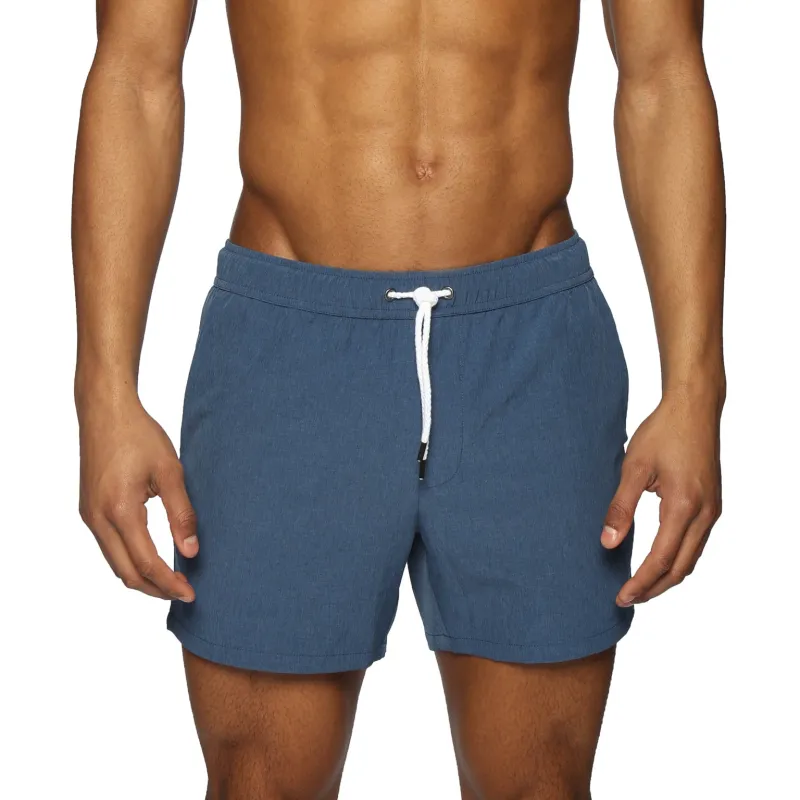 Parke & Ronen Actionwear North Sea Blue Knockout Boxer Short sold by Underwear Expert