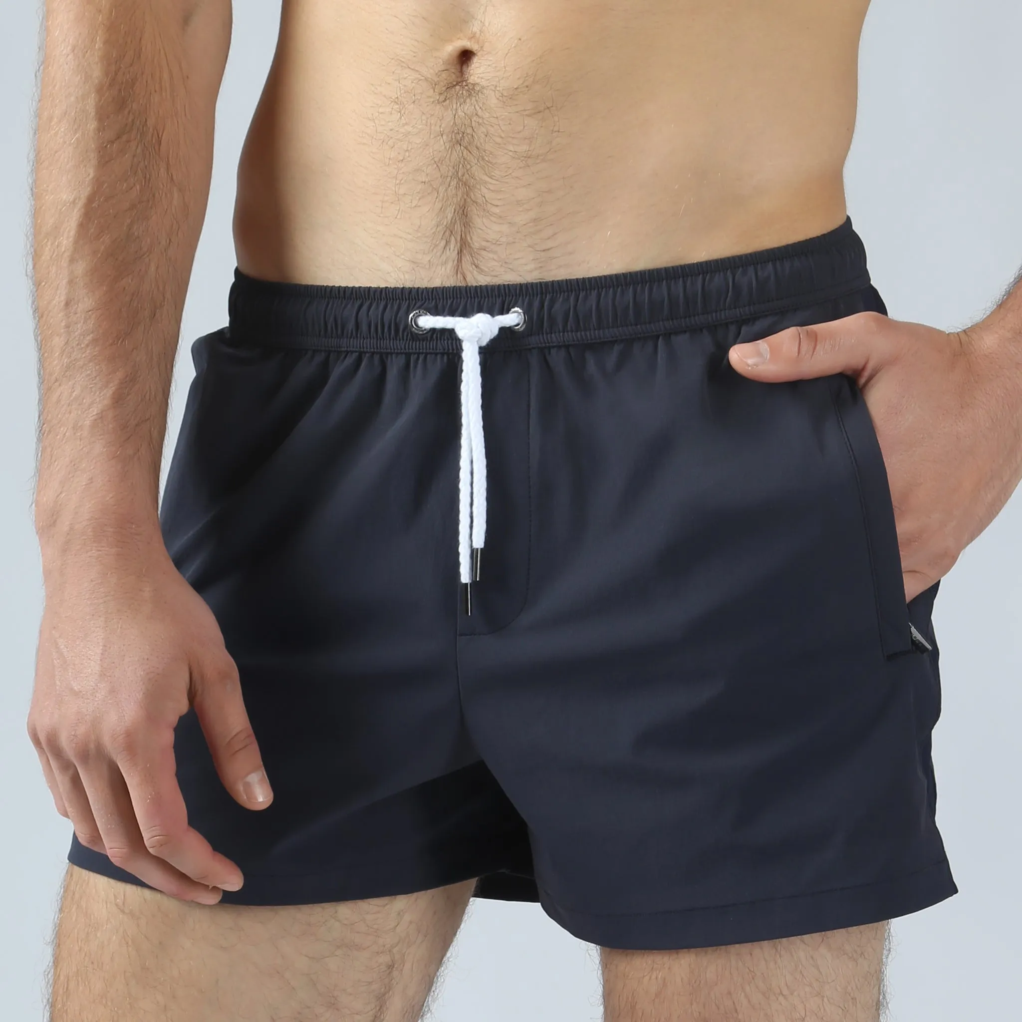 Parke & Ronen Actionwear Navy Alpine Short sold by Underwear Expert