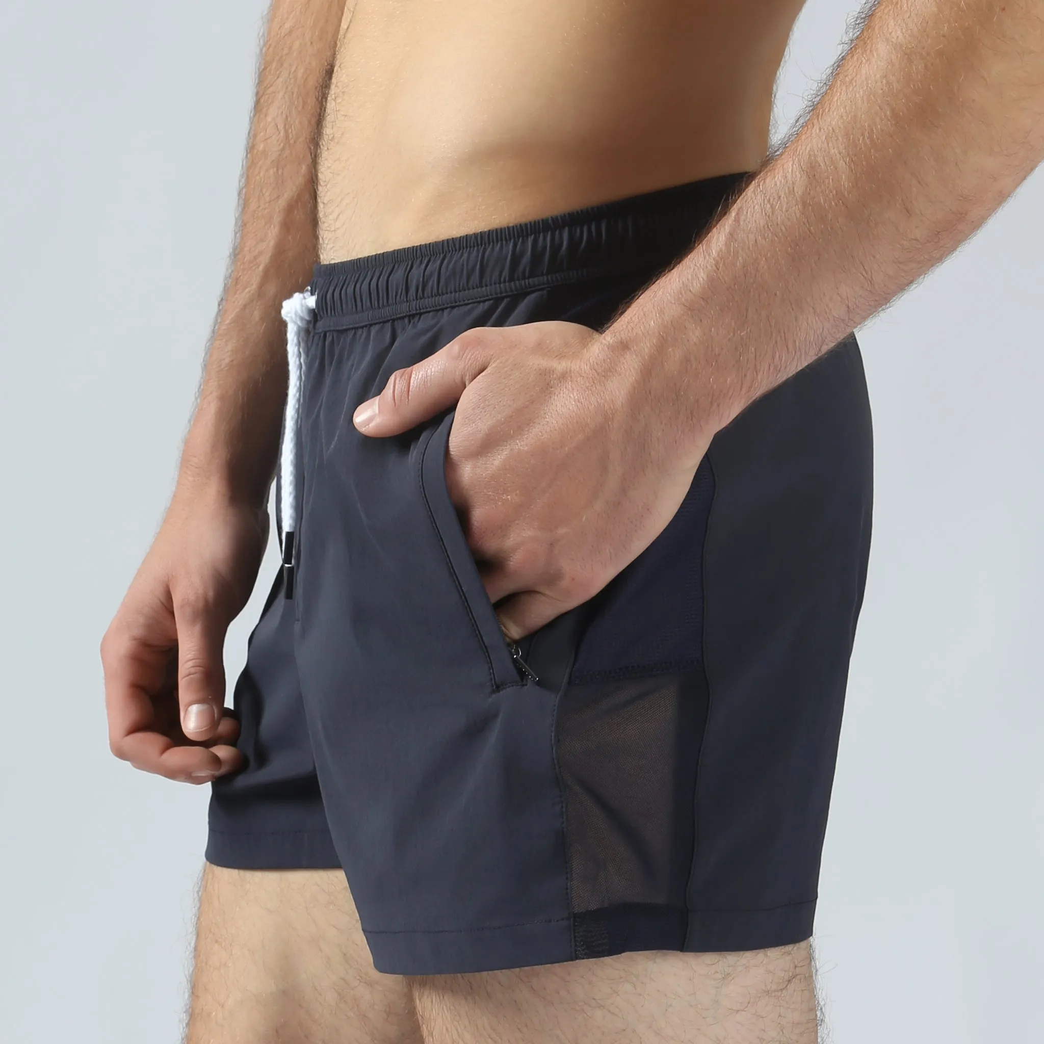 Parke & Ronen Actionwear Navy Alpine Short sold by Underwear Expert product image thumbnail 3