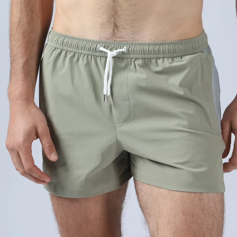 Parke & Ronen Actionwear Lime Stone Alpine Short sold by Underwear Expert