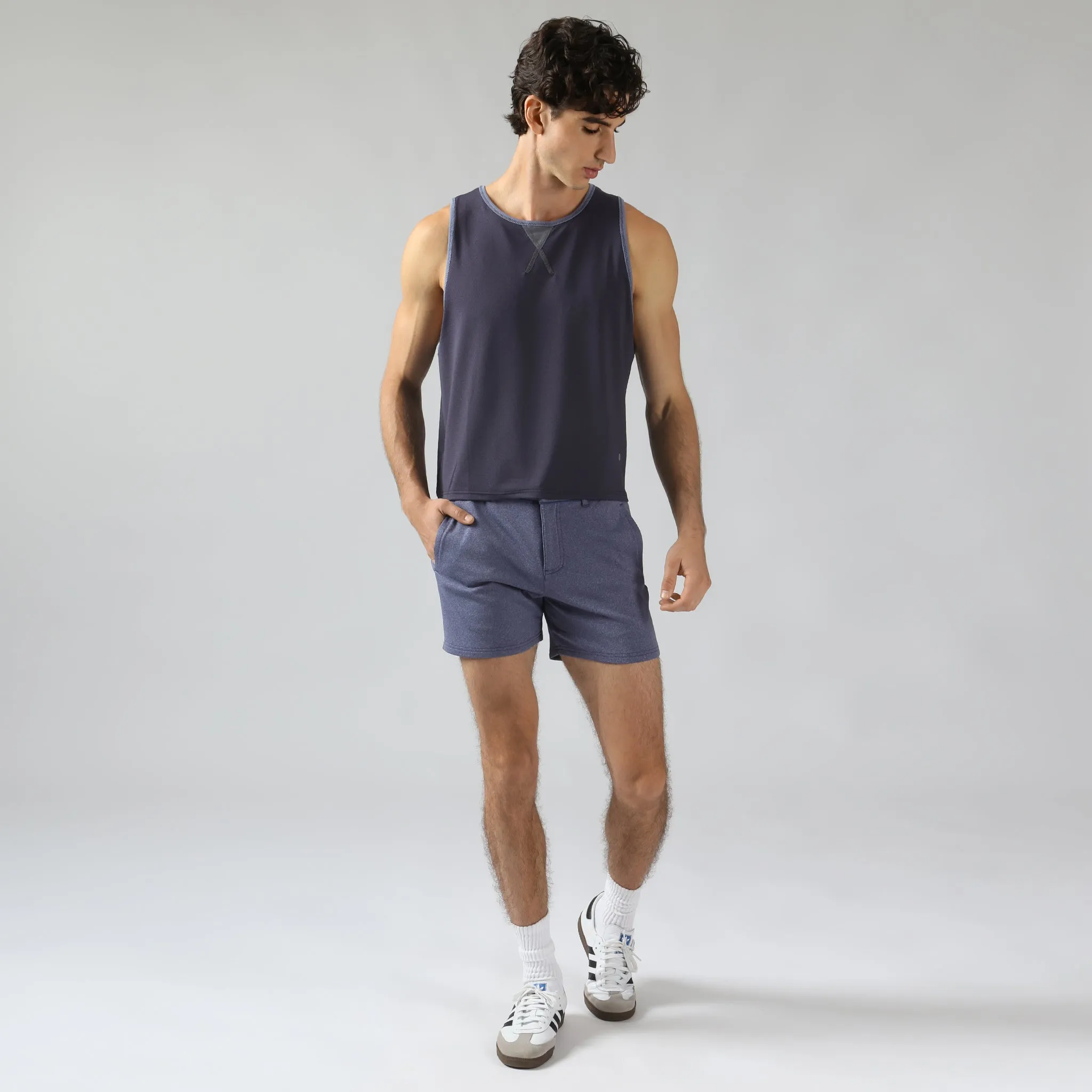 Parke & Ronen Actionwear Heather Blue Action Flex Holler Short sold by Underwear Expert product image thumbnail 5