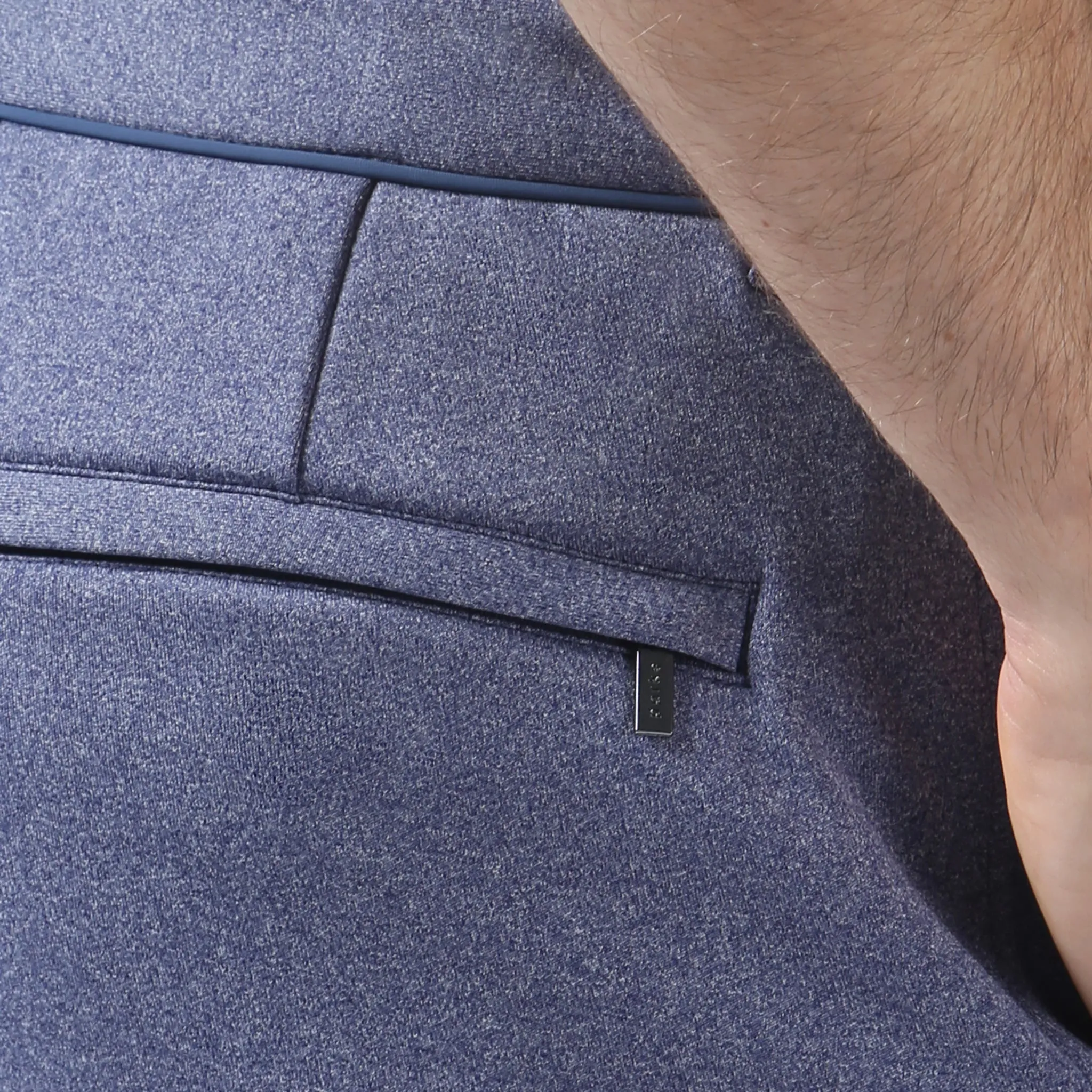 Parke & Ronen Actionwear Heather Blue Action Flex Holler Short sold by Underwear Expert product image thumbnail 3