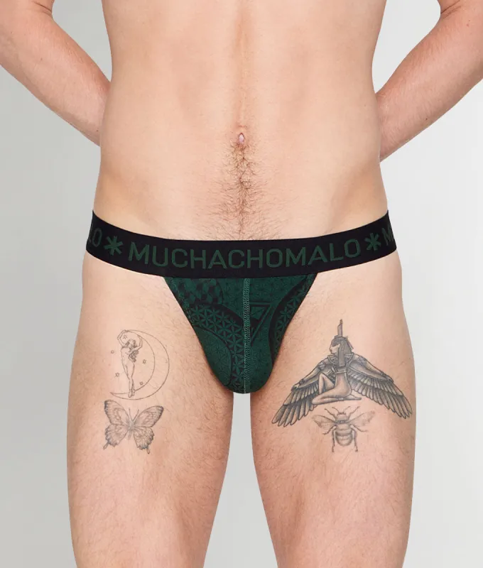 Muchachomalo Geometric Thong sold by Underwear Expert