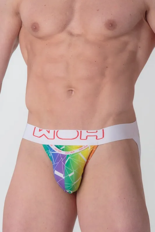 WOH Sexy Fun Jockstrap Multico Print sold by Underwear Expert