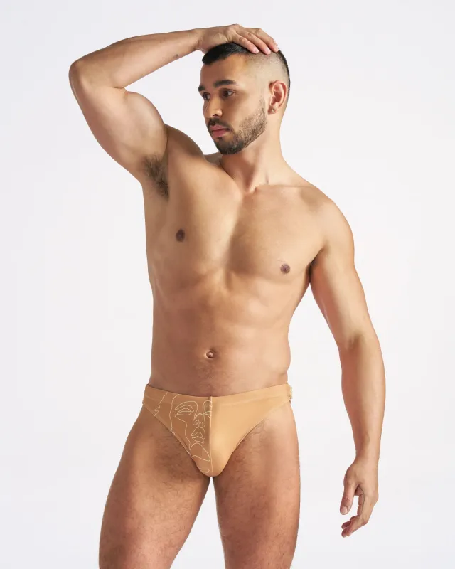 Teamm8 Kouros Bikini Swim Brief - Dune sold by Underwear Expert