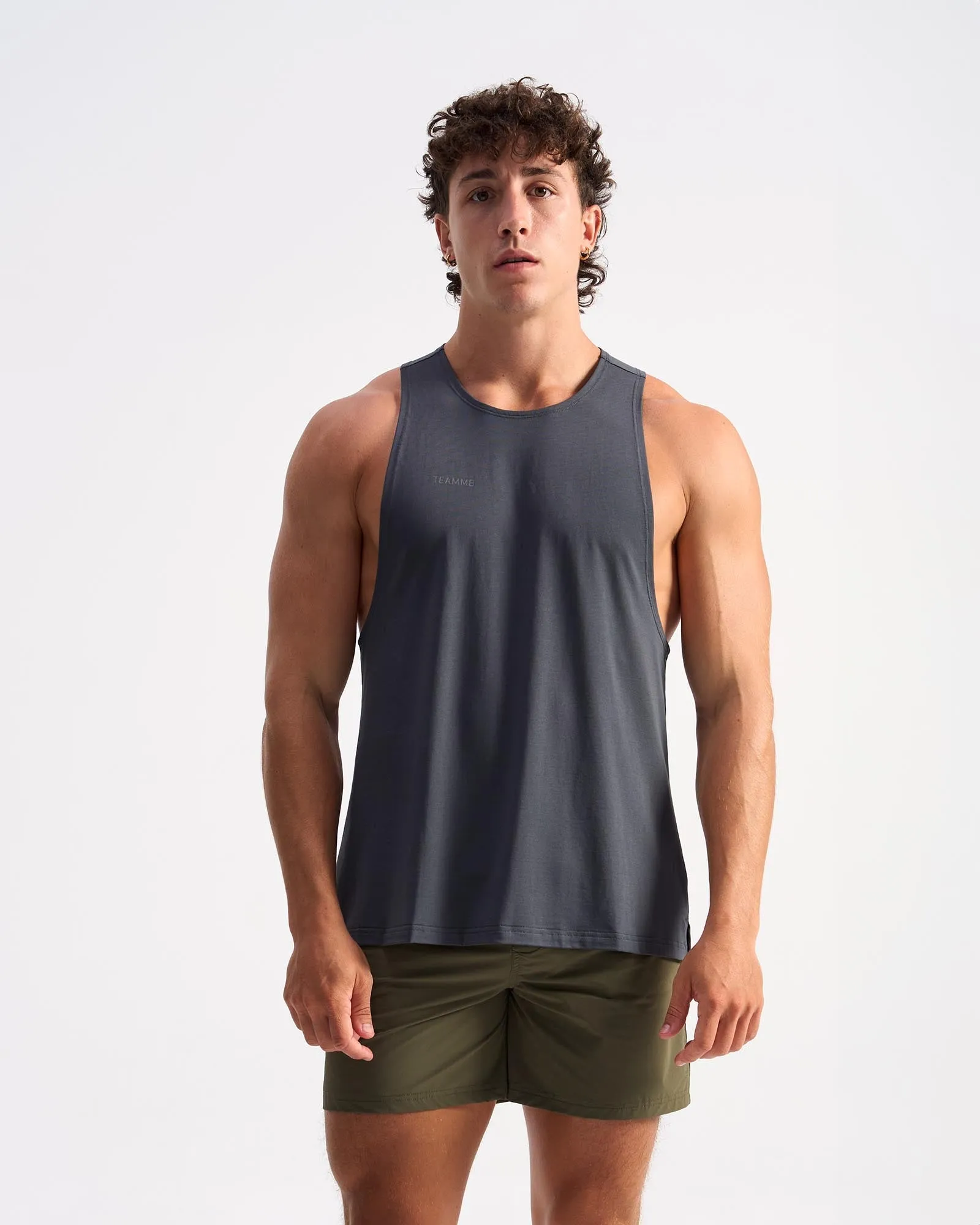 Teamm8 Pulse Tank - Gunmetal sold by Underwear Expert