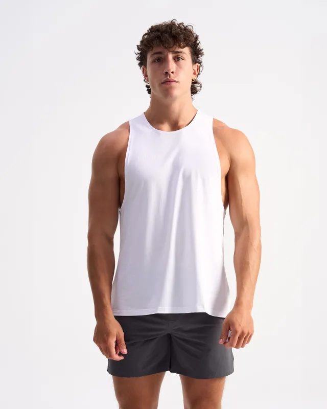 Teamm8 Pulse Tank - White sold by Underwear Expert