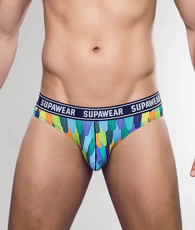 Supawear POW Brief Peacock sold by Underwear Expert