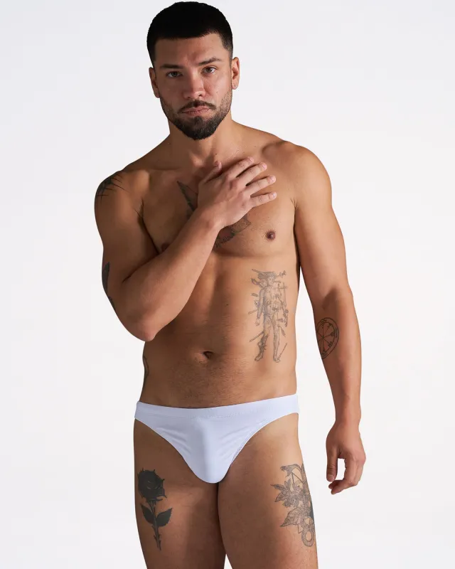 Teamm8 Standard Swim Thong - White sold by Underwear Expert