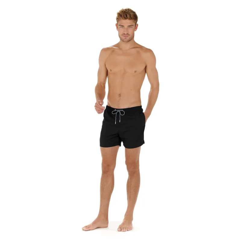 HOM Sea Life Beach Boxer Black sold by Underwear Expert