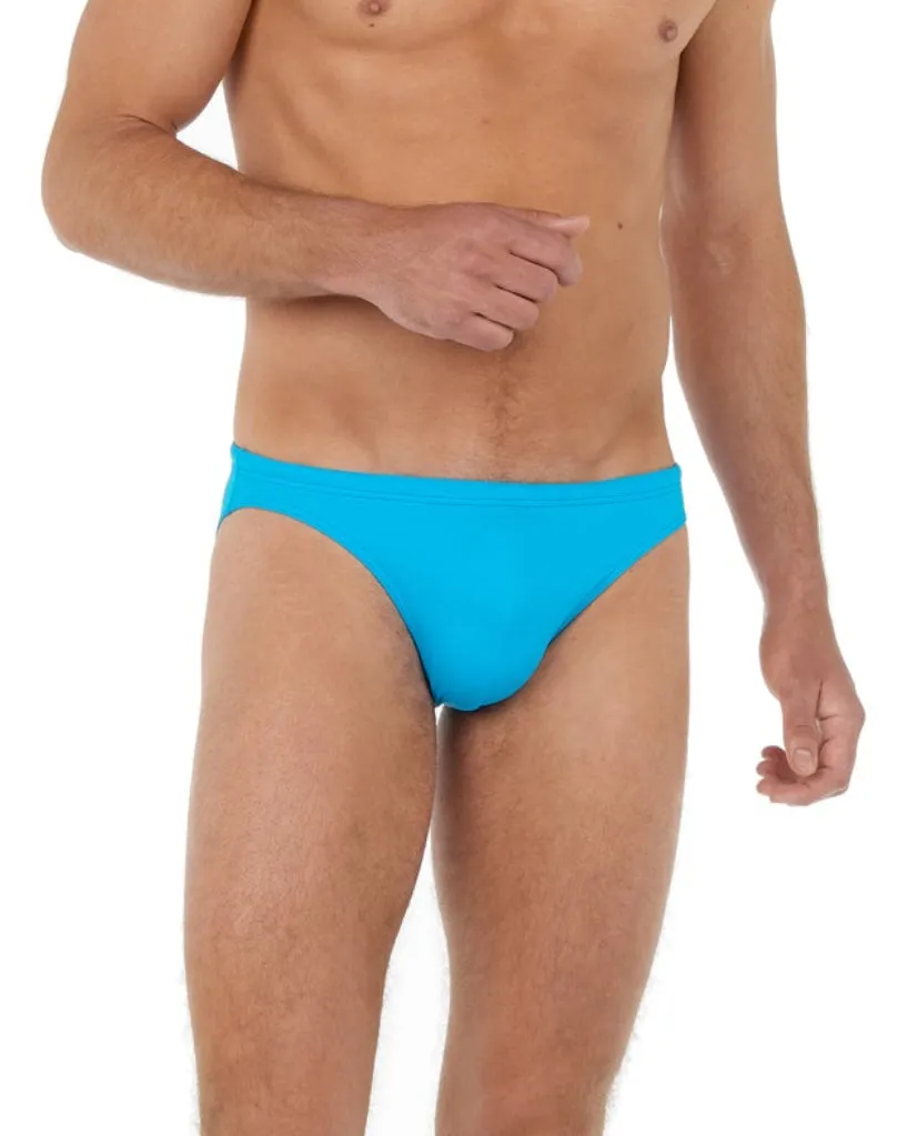 HOM Sea Life Swim Micro Brief Turquoise sold by Underwear Expert