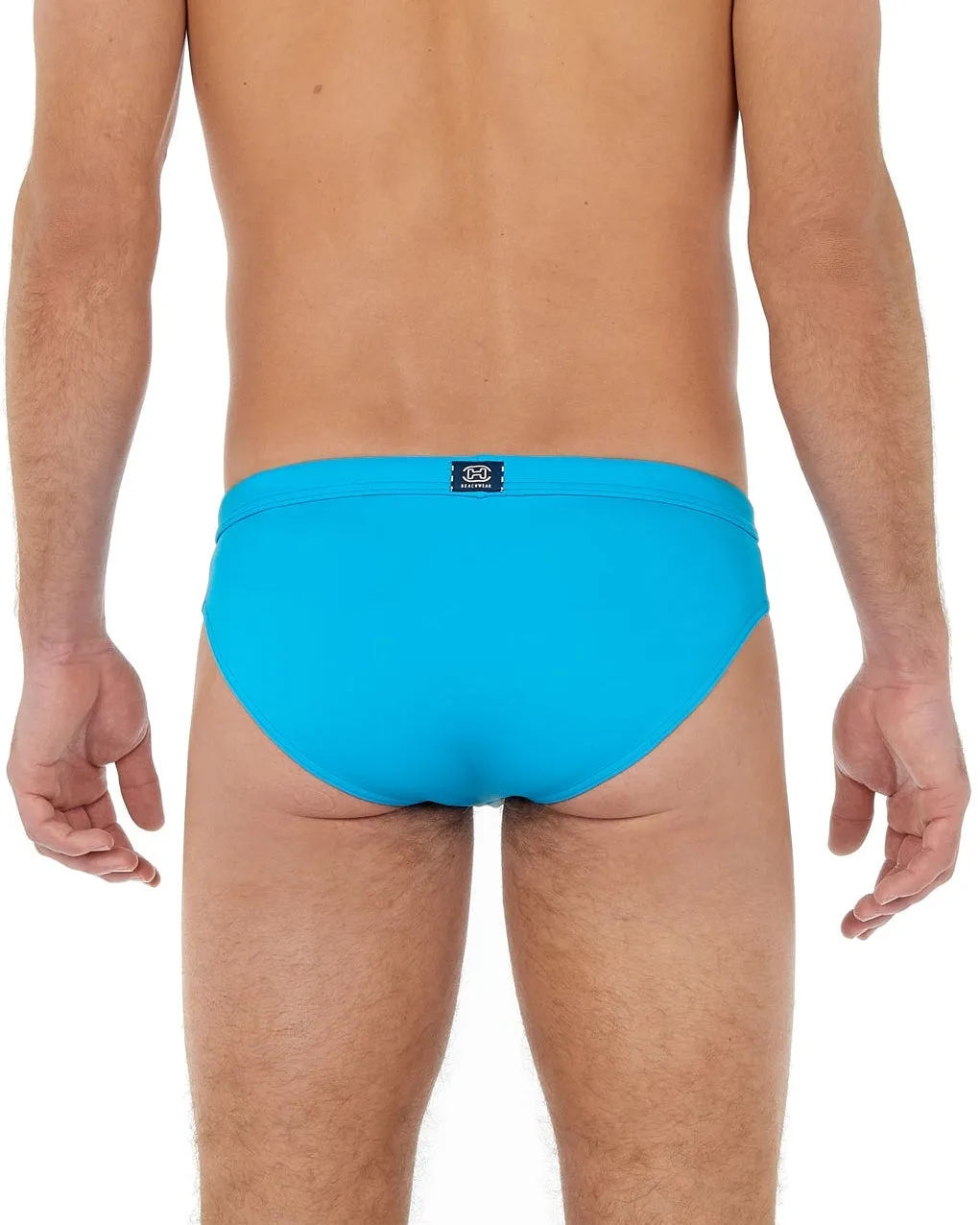 HOM Sea Life Swim Mini Brief Turquoise sold by Underwear Expert product image thumbnail 2