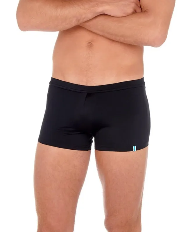 HOM Sea Life Swim Trunk Black sold by Underwear Expert