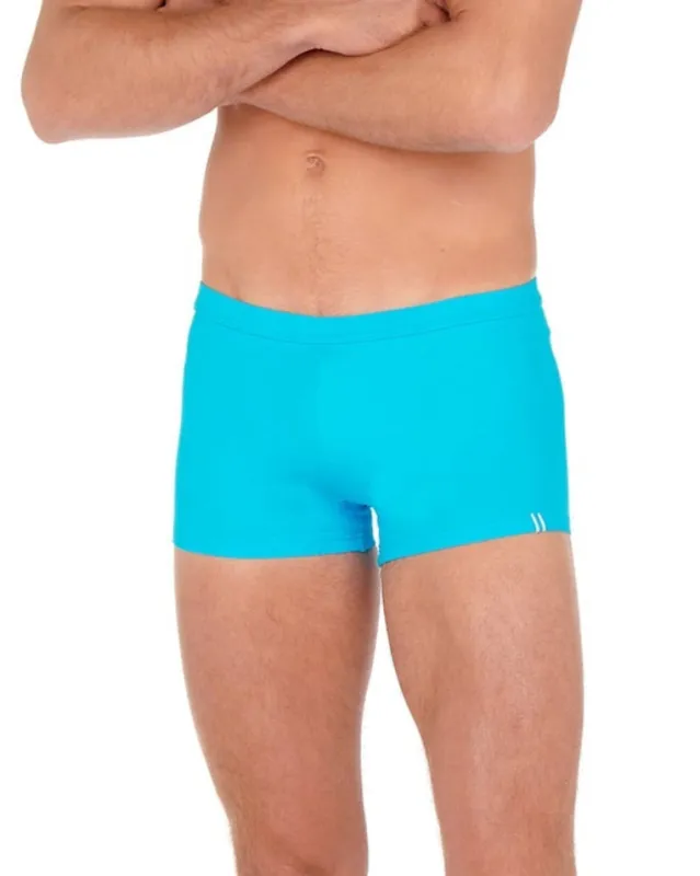 HOM Sea Life Swim Trunk Turquoise sold by Underwear Expert