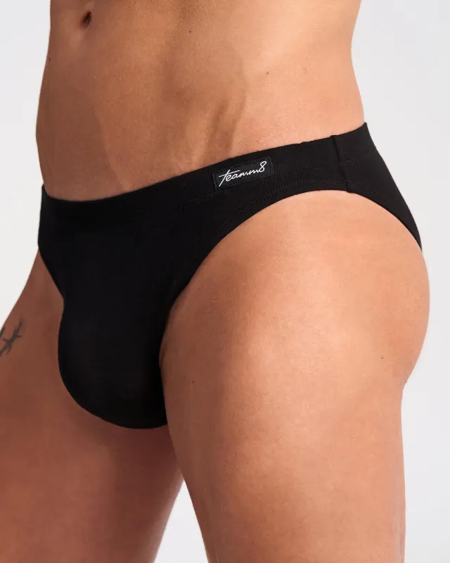 Teamm8 Body Bamboo Bikini Brief - Black sold by Underwear Expert