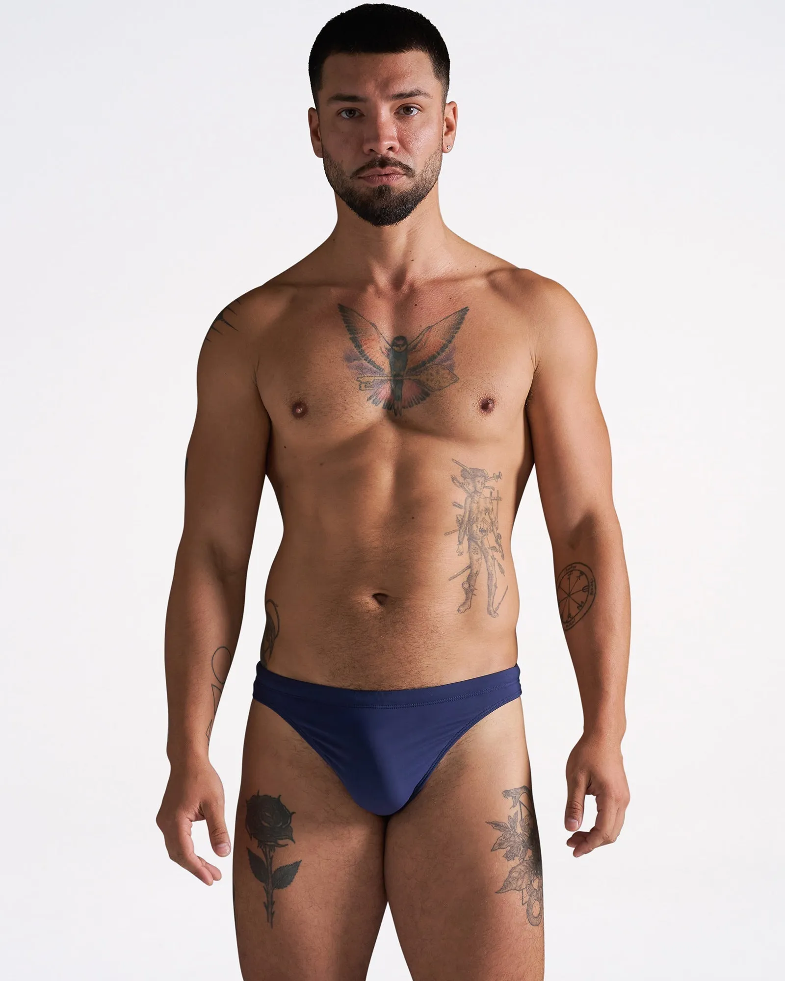 Teamm8 Standard Swim Thong - Navy sold by Underwear Expert