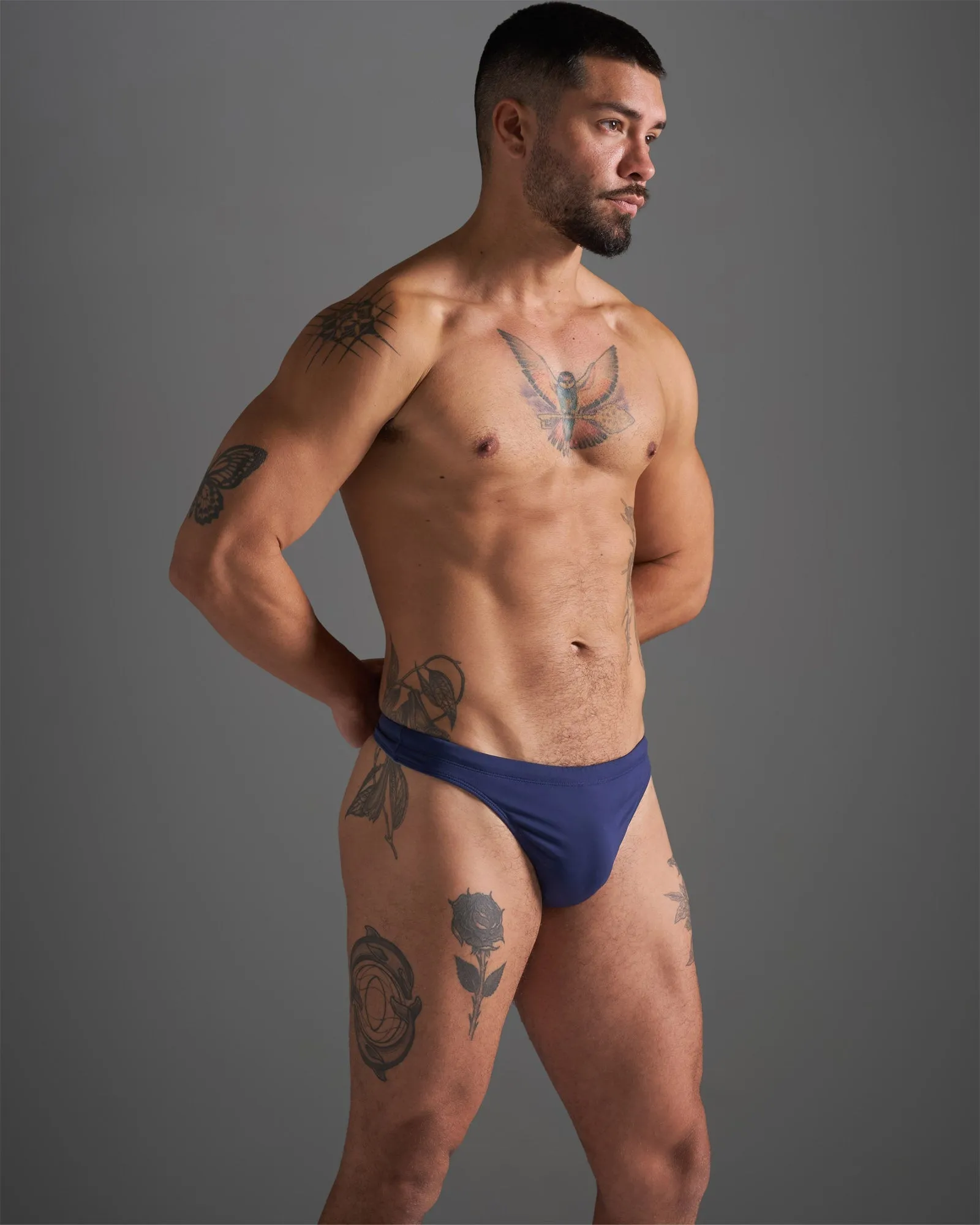 Teamm8 Standard Swim Thong - Navy sold by Underwear Expert product image thumbnail 3