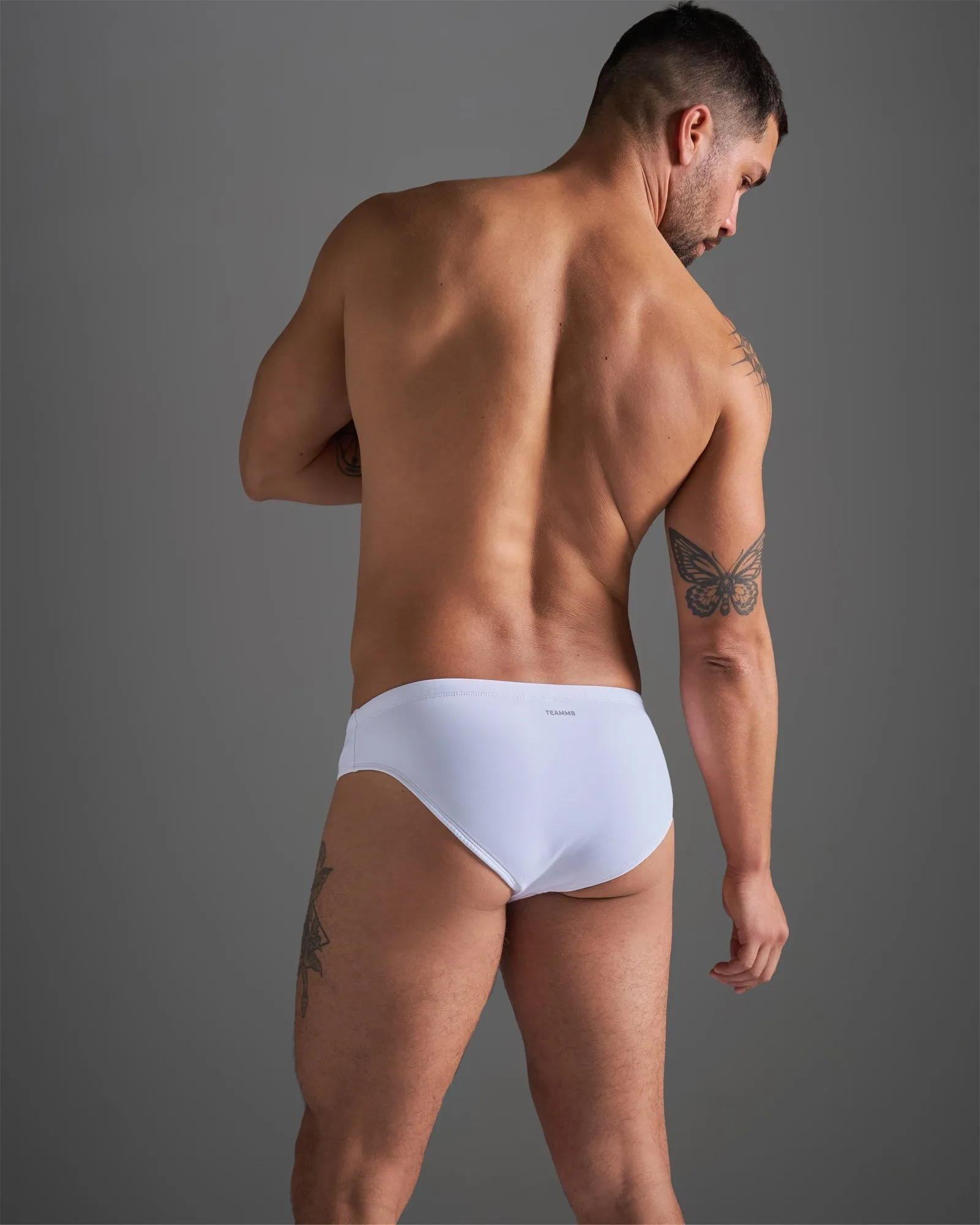 Teamm8 Standard Swim Brief - White sold by Underwear Expert product image thumbnail 3