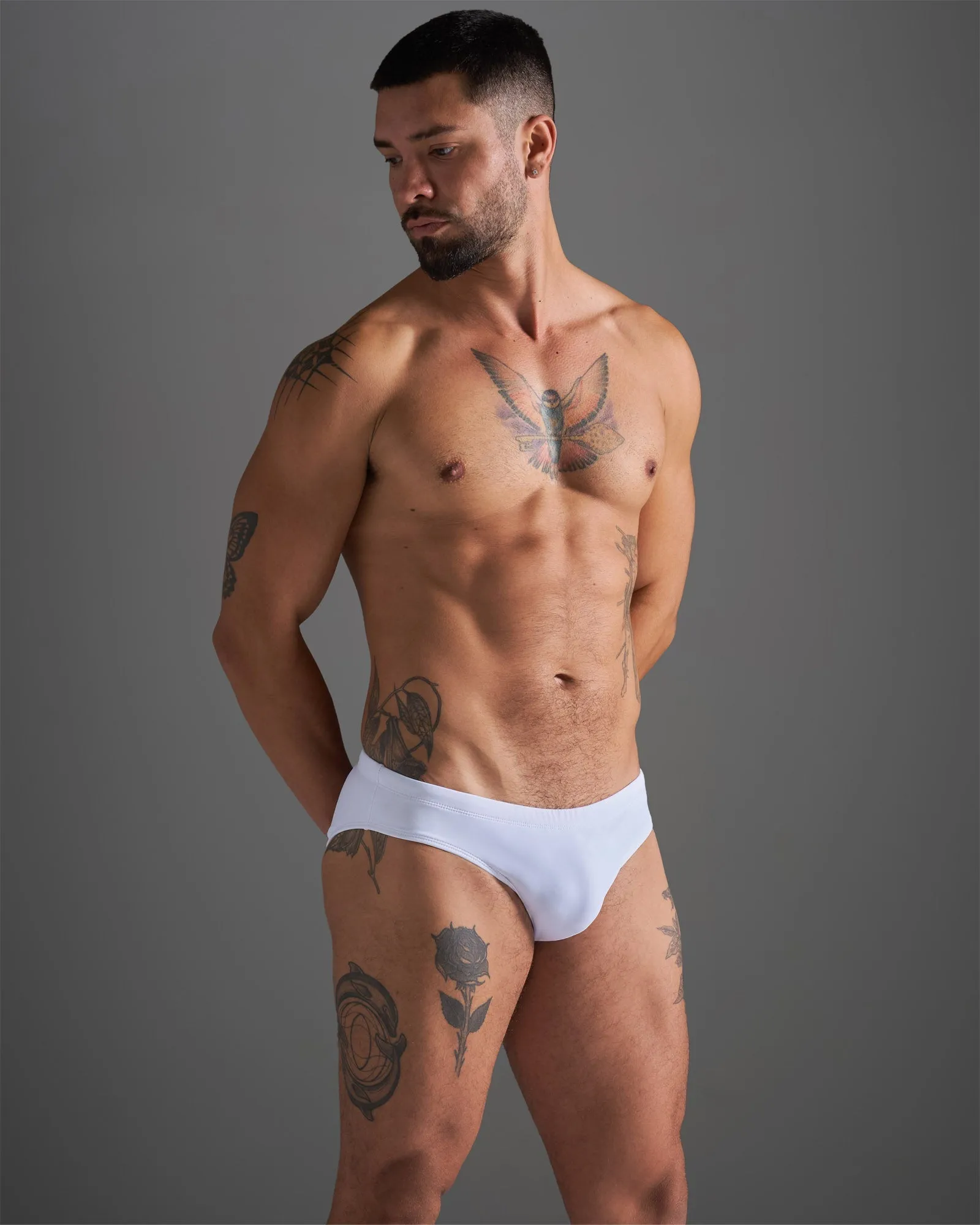 Teamm8 Standard Swim Brief - White sold by Underwear Expert product image thumbnail 4