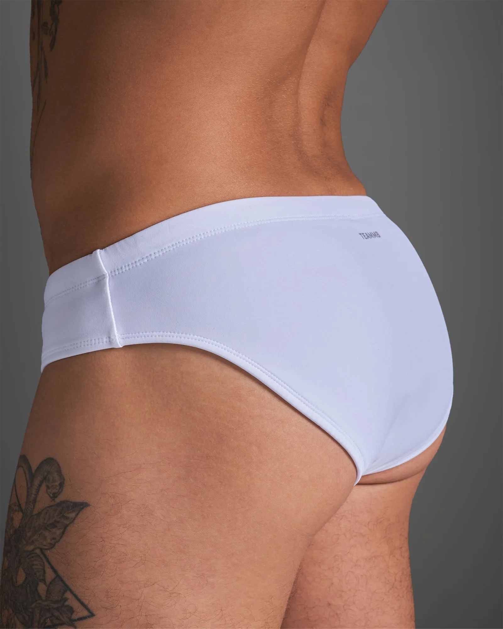 Teamm8 Standard Swim Brief - White sold by Underwear Expert product image thumbnail 5
