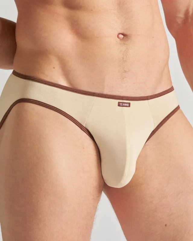 Teamm8 Flaunt Bikini Brief - Latte sold by Underwear Expert