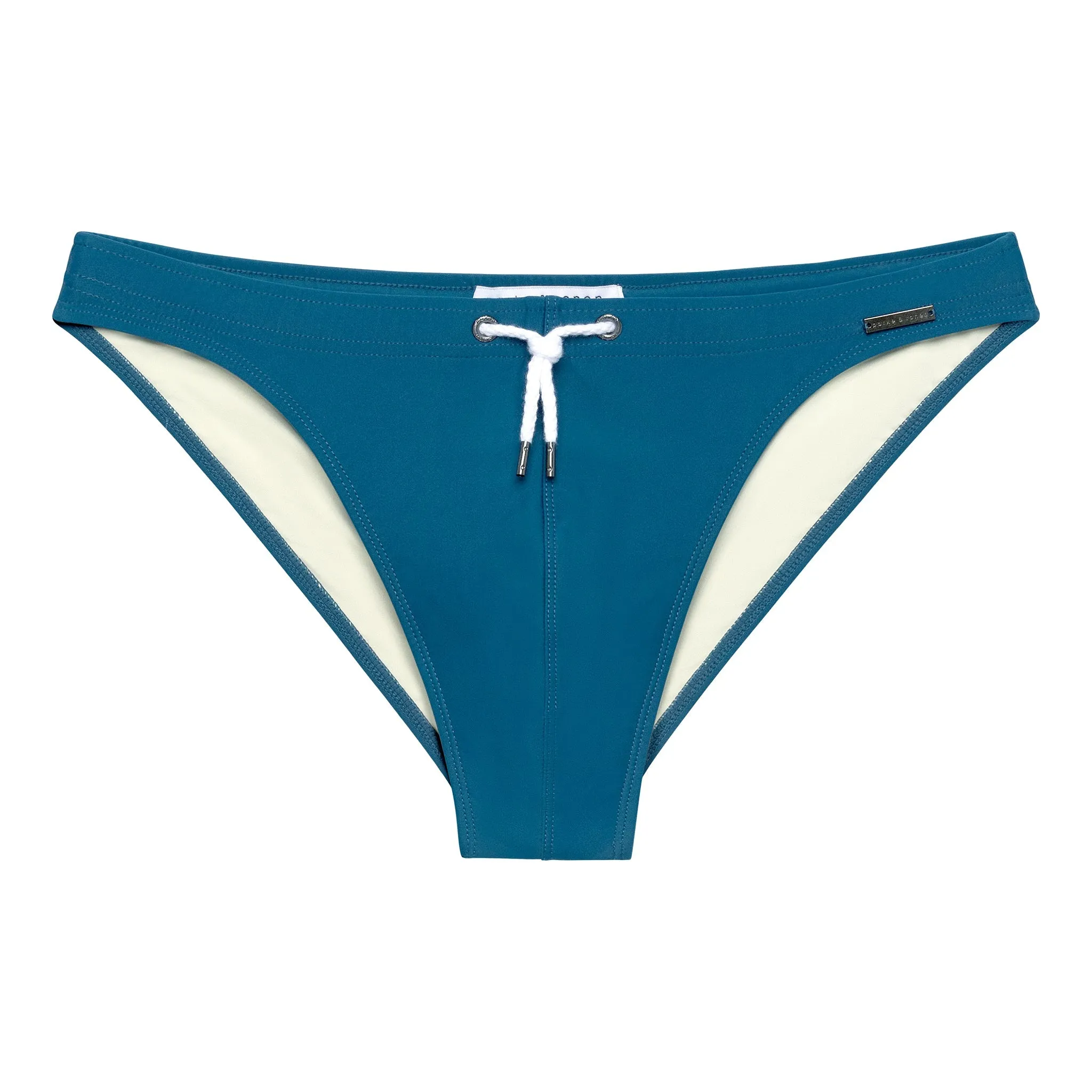 Parke & Ronen New Teal Solid Blade Bikini sold by Underwear Expert product image thumbnail 4