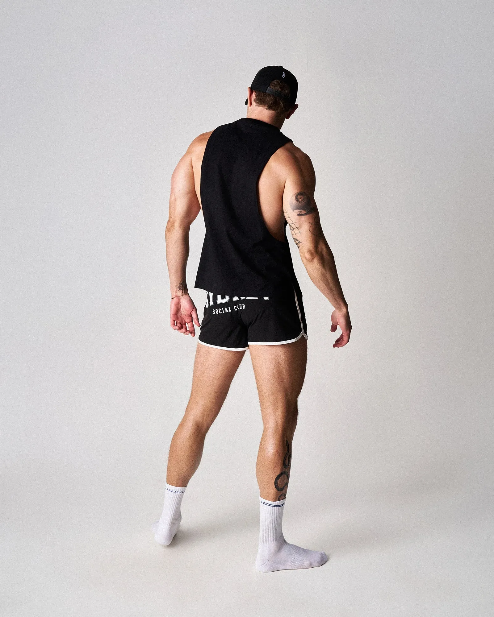 Teamm8 S.S.C. Legacy Slim Tank - Black sold by Underwear Expert product image thumbnail 3
