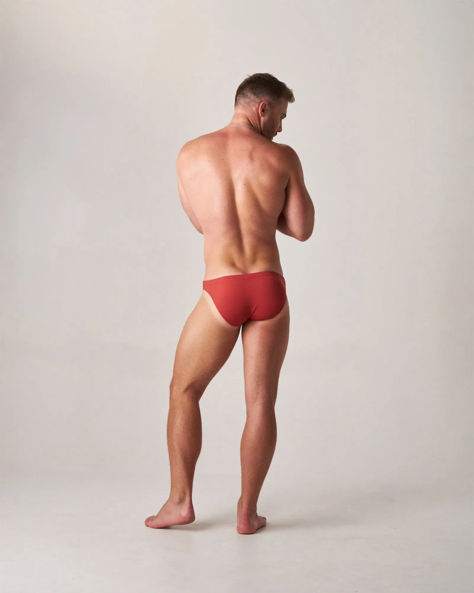 Teamm8 Statement Bikini Swim Brief - Terracotta sold by Underwear Expert