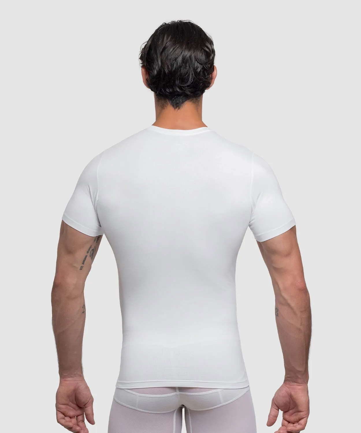 Rounderbum Cotton Compression Crew Neck T-Shirt sold by Underwear Expert product image thumbnail 2